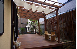 日除けカーテン